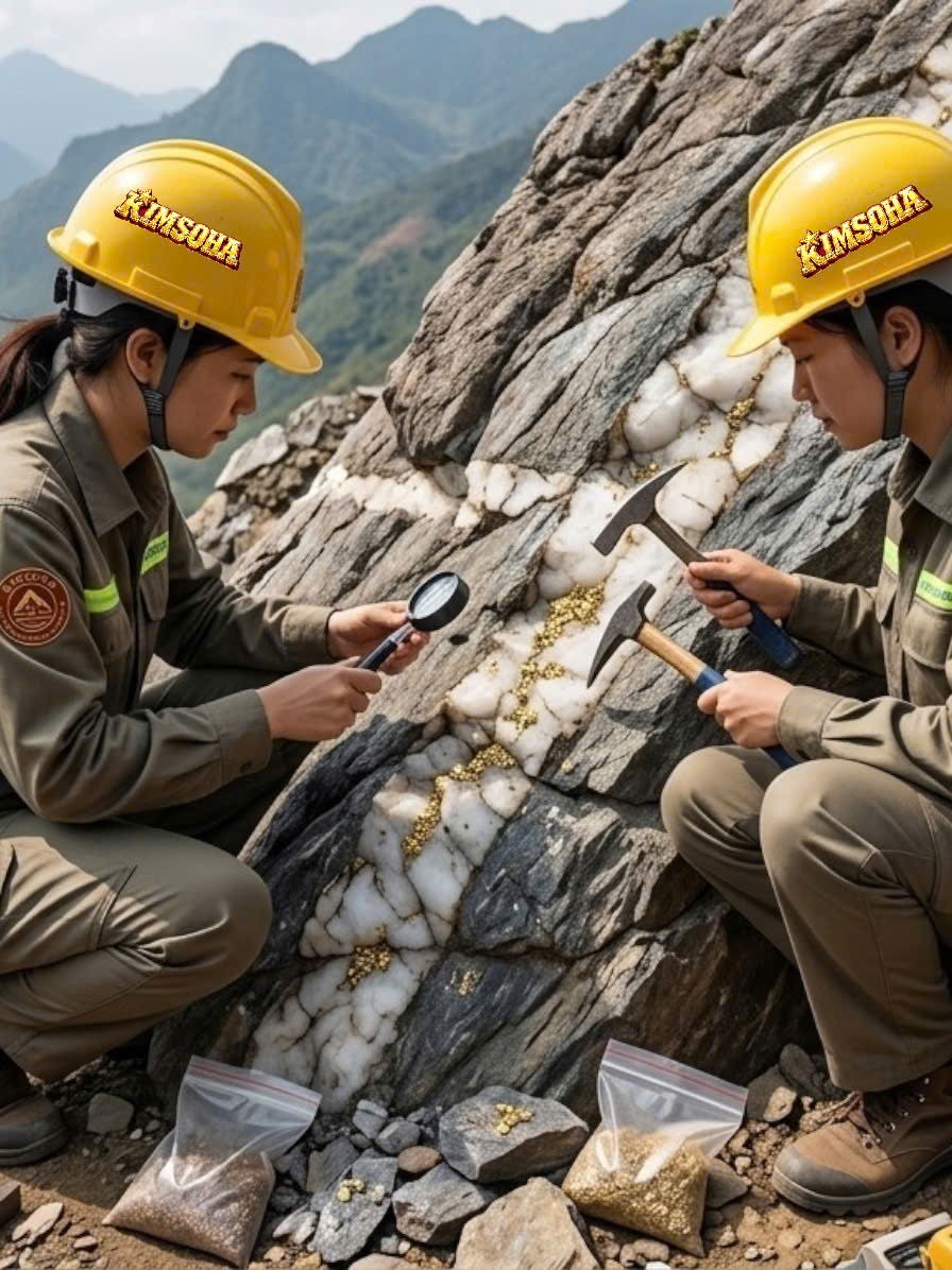 CÁCH TÌM VÀNG TRONG ĐÁ BIẾN CHẤT